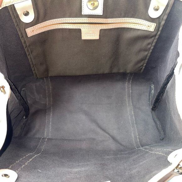 Beautiful! Authentic GUCCI Joy MM Coated Canvas Tote Large - Picture 11 of 13